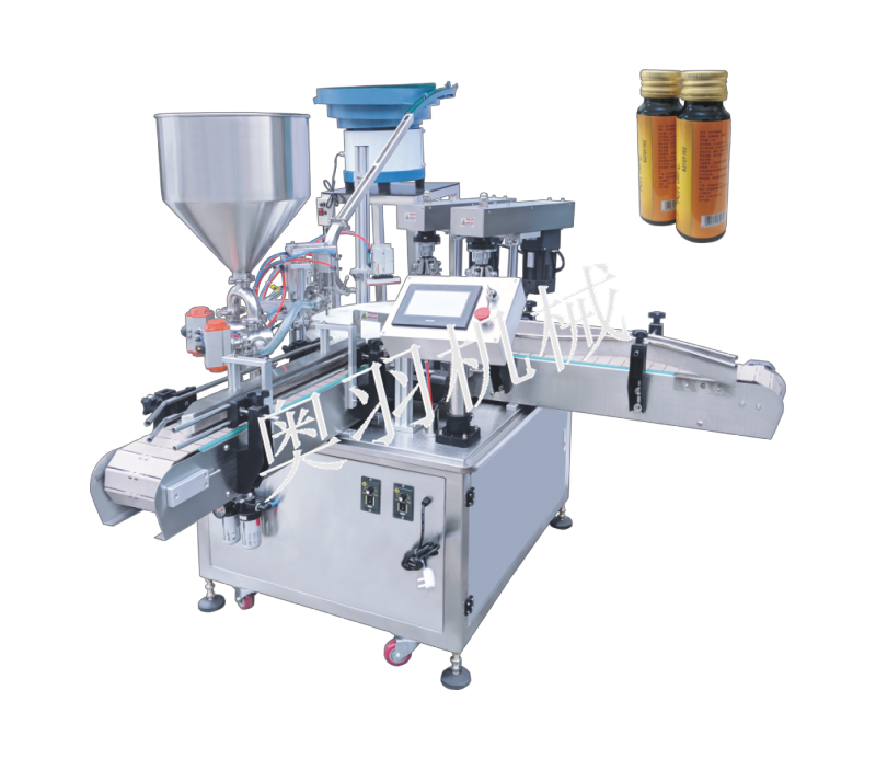  AY-160S小瓶螺紋鋁蓋自動(dòng)灌裝鎖蓋一體機(jī)_http://www.latina-restaurant.com_自動(dòng)旋蓋設(shè)備系列_第1張